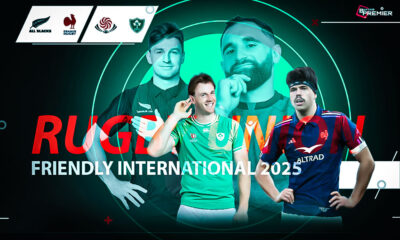 This image features the players from the teams that compete in the upcoming Rugby Union’s Friendly International matches.