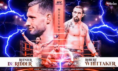 These posts are from the UFC Fight Night clash between Whittaker and De Ridder on July 26, 2025, at Etihad Arena, Abu Dhabi, United Arab Emirates.