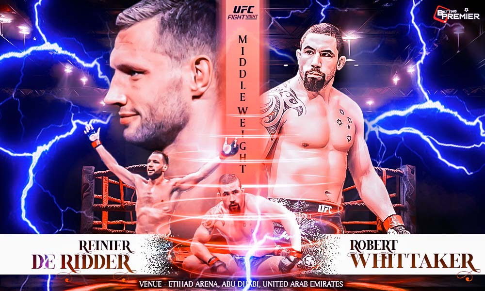 These posts are from the UFC Fight Night clash between Whittaker and De Ridder on July 26, 2025, at Etihad Arena, Abu Dhabi, United Arab Emirates.