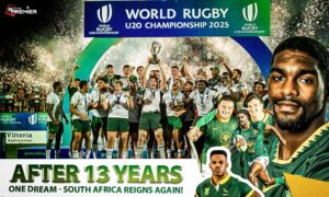 Regarding this poster, it is very well known that the World Rugby U20 Championship 2025 Final winner is the South Africa U20 team, which, after 13 years, sealed their big win.
