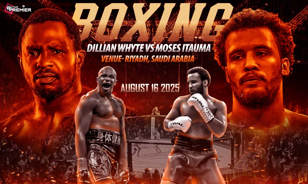Esports World Cup Fight Week Fight between Moses Itauma vs Dillian White.