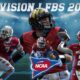 This poster represents the NCAA Division I FBS football 2025 season, which starts up on August 23, 2025, for college football games.
