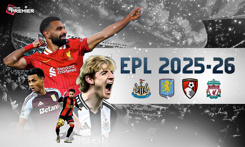 This poster shows football clubs set to play in EPL 2025-26 Matchday 1 fixtures