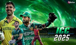 Poster showing the key players in the Australia, South Africa, West indies, Pakistan teams clashing in the T20.