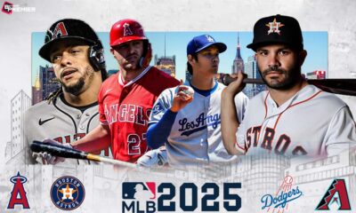 Image shows the vital players of Astros vs Angels and Dodger vs DiamondBacks.
