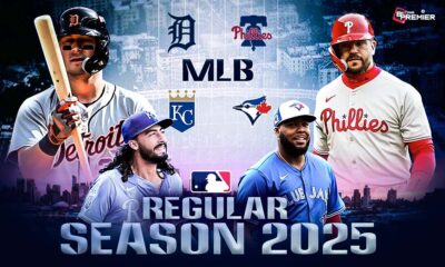 This poster image represents the players from MLB teams such as the Blue Jays, Royals, Tigers, and Phillies.