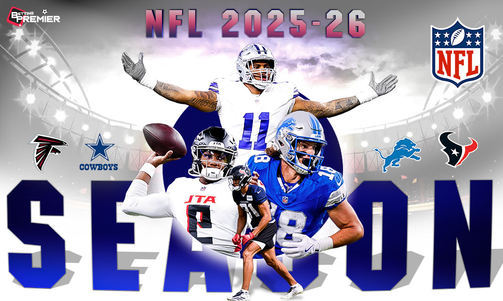 This poster represents a top pivotal team competing in the NFL 2025-26 preseason, running week by week.