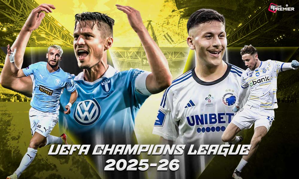 This poster shows the teams participating in the UEFA Champions League 2025.