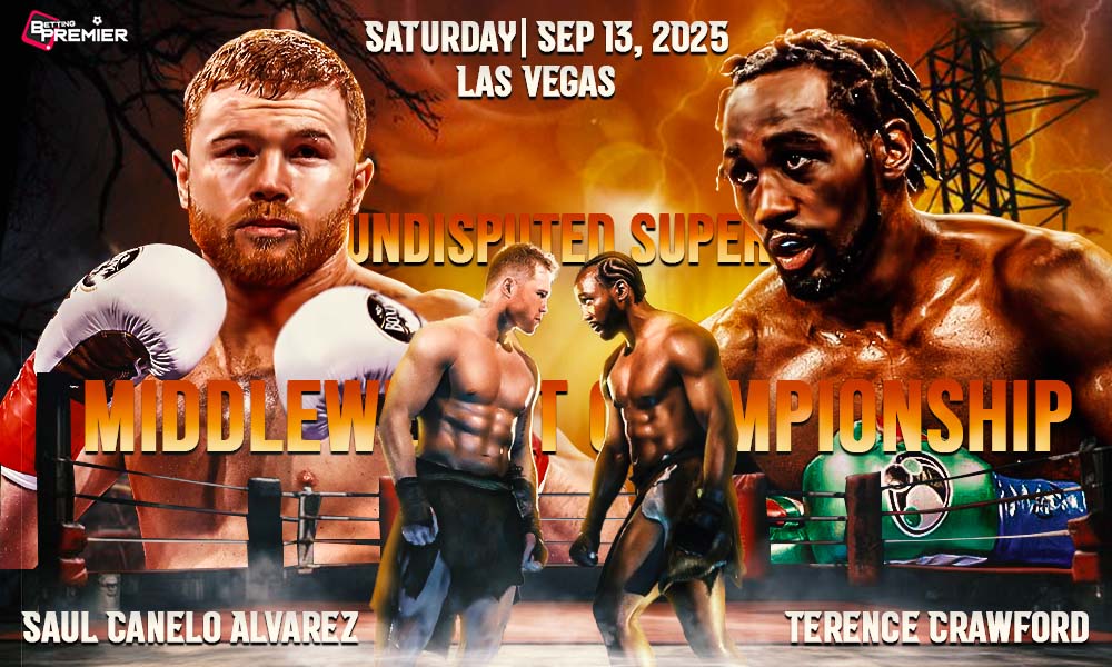 Image represents the fighters Saul Alvarez vs Terence Crawford