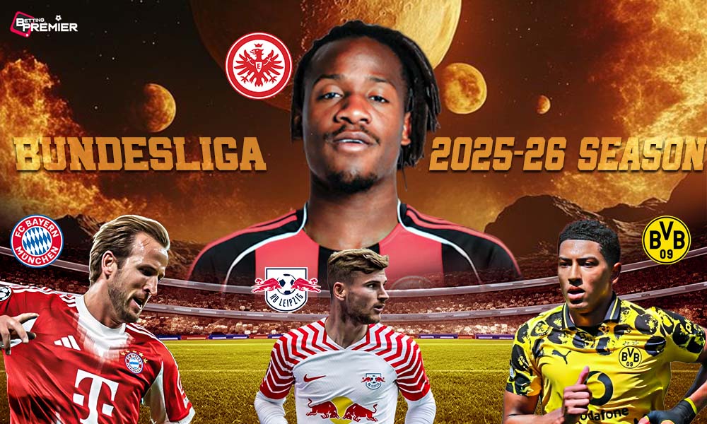 : Image shows the key players of Bayern vs Eintracht Frankfurt and Dortmund vs RB Leipzig