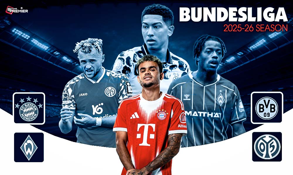 Image shows the key players of Bayern vs Werder and Dortmund vs Mainz