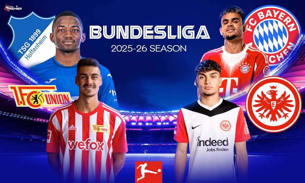 Image shows the key players of Hoffenheim vs Bayern and Eintracht Frankfurt vs Union Berlin