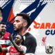 This poster depicts the Carabao Cup 2025-26 Third Round, featuring fixtures such as Liverpool vs. Southampton and Arsenal vs. Port Vale.