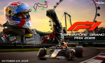 This image signifies that most young talented F1 drivers perform one-on-one clashes, also on the upcoming track.