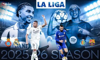 This poster shows teams from the upcoming La Liga 2025-26 fixtures on matchday 5.