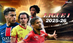 This image denotes that the French football league Ligue 1 will be conducted on matchday 4 based on the encounters of the top-layer clubs.