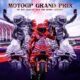 This poster depicts the rider Marc Marquez on the occasion of the MotoGP Grand Prix of San Marino.