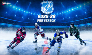 This picture epitomizes how freezing fans are keenly ready to see the bone-chilling moments as the new NHL season starts!