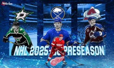 This poster shows NHL teams representing the upcoming NHL Preseason