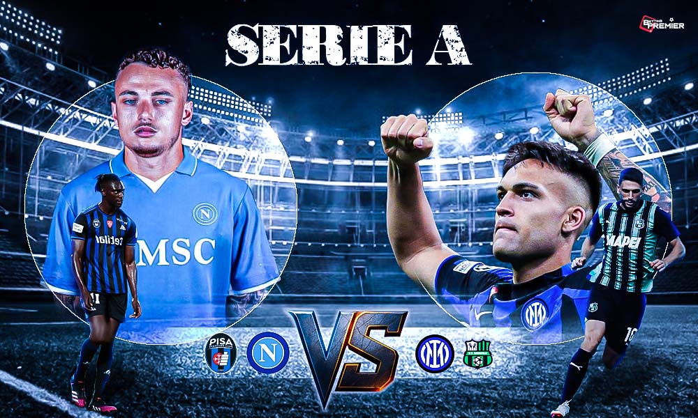 This poster represents Serie A Matchday 4 key fixtures for the 2025-26 season.