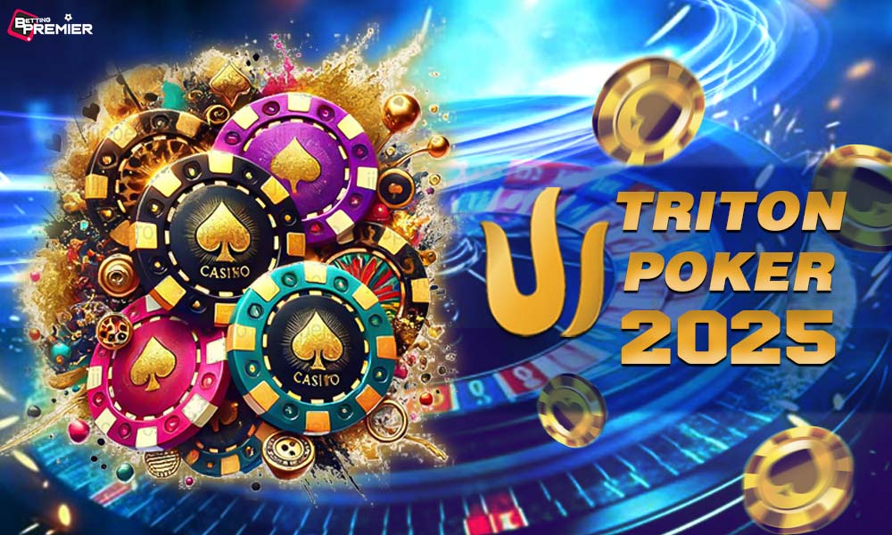 This is a poster that indicates the poker tournament Triton Poker Series: JEJU 2025.