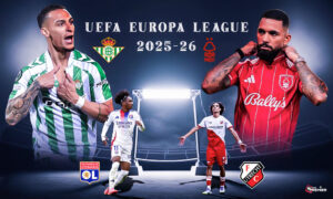 Image represents the key players in Utrecht vs Lyon and Real Betis vs Nottm Forest