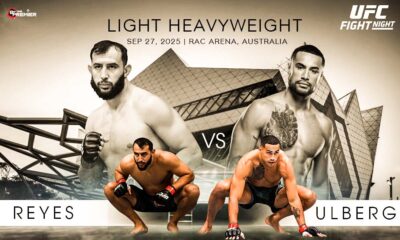 Image represents the fighters Carlos Ulberg and Dominic Reyes.