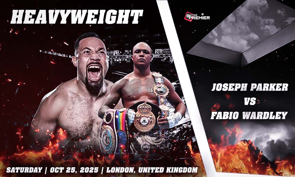 Image represents the fighters Joseph Parker vs Fabio Wardley