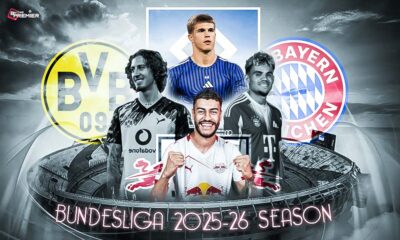 Image shows the key players of Bayern vs Dortmund and RB Leipzig vs Hamburger SV