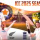 The poster represents the teams that will be featured in the upcoming ICC games.