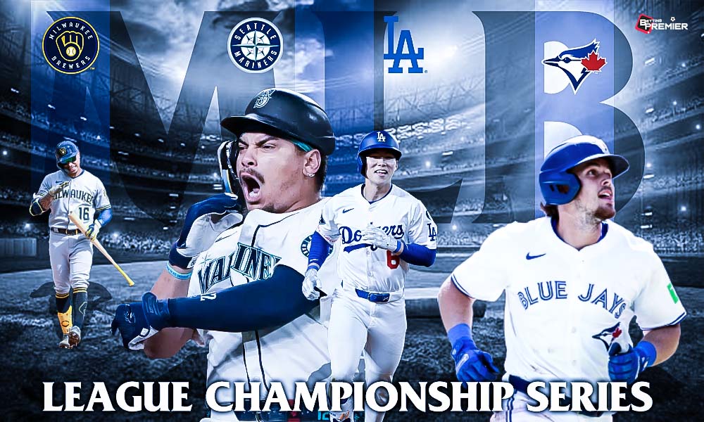 image represents the key players in this League Championship Series of MLB