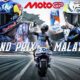 This poster shows MotoGP rider Alex Marquez representing the upcoming MotoGP Malaysian Grand Prix 2025.