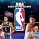 This poster shows players from NBA teams that represent the upcoming NBA preseason matches.