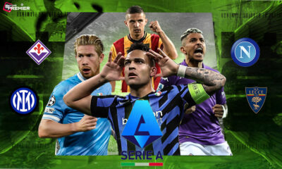 This poster shows Italian football players representing the upcoming Serie A 2025-26 season, Matchday 9 event.