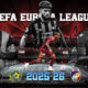 This poster shows teams/players representing the upcoming UEFA Europa League clash.