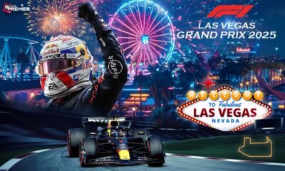 This image emphasizes the motorsport world, with the F1 Las Vegas Grand Prix 2025 on November 20-22, 2025.