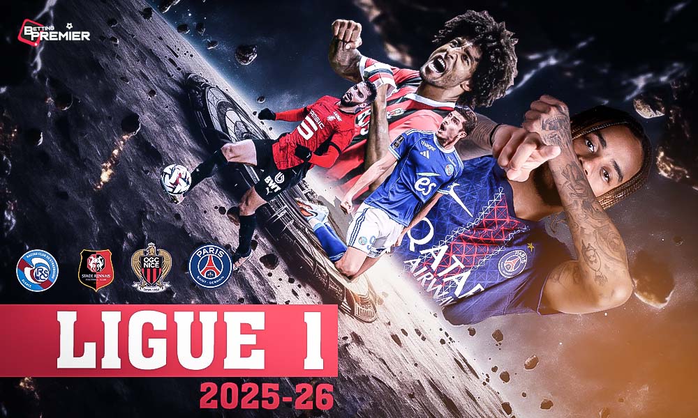 This poster shows teams representing the upcoming Ligue 1 Matchday 11 football event.