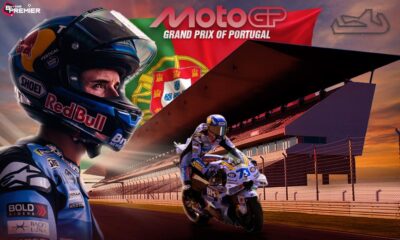 This poster shows rider Álex Márquez, representing the upcoming Australian MotoGP 2025.