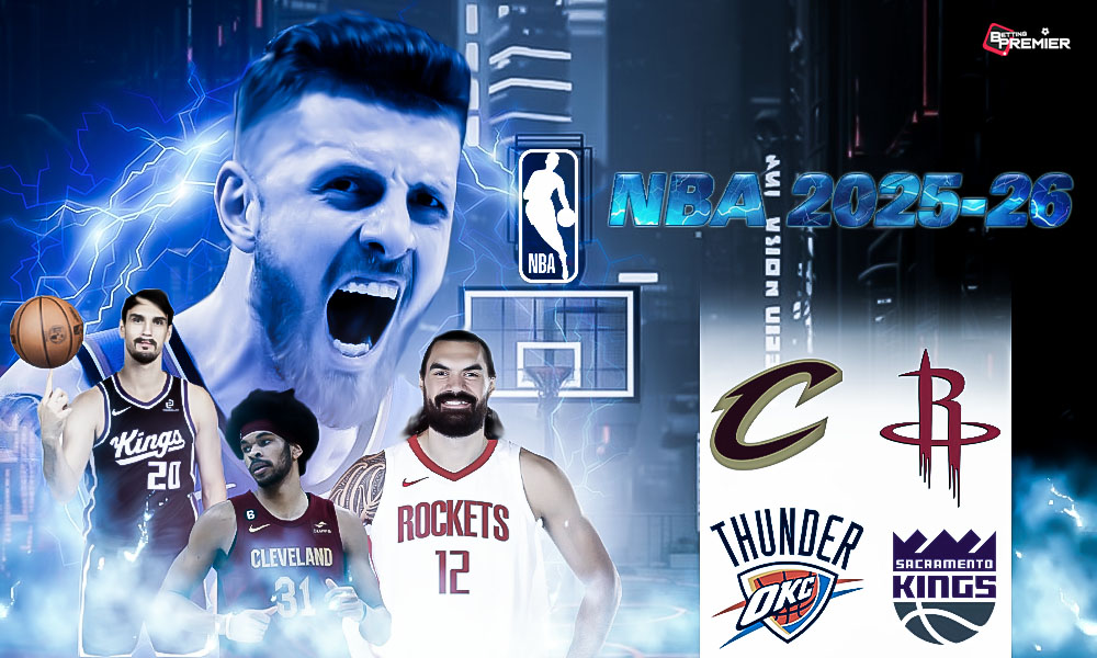This poster shows basketball teams representing the upcoming NBA November 19 matchups.