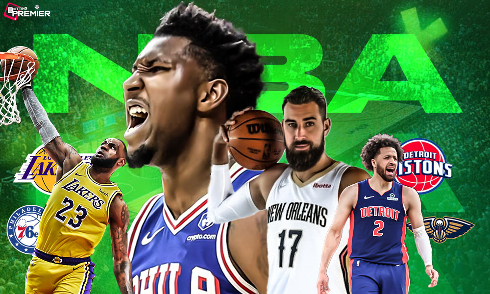 This poster shows NBA teams playing in the NBA Cup 2025 group stage matches.