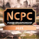This poster represents the upcoming NCPC Poker Championship event