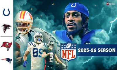 This poster shows teams representing the upcoming NFL Week 10 American Football games.