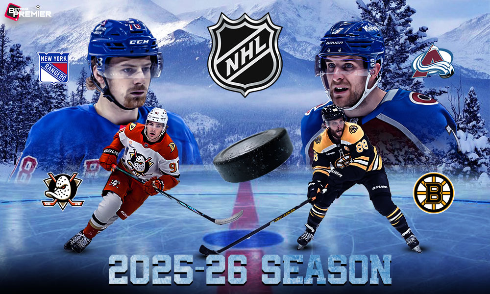 The image represents the key teams in the upcoming NHL fixtures.