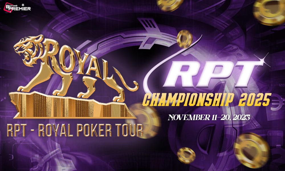 This poster emphasizes that the poker world will have a spectacular moment as the RPT Championship I 2025 is created.