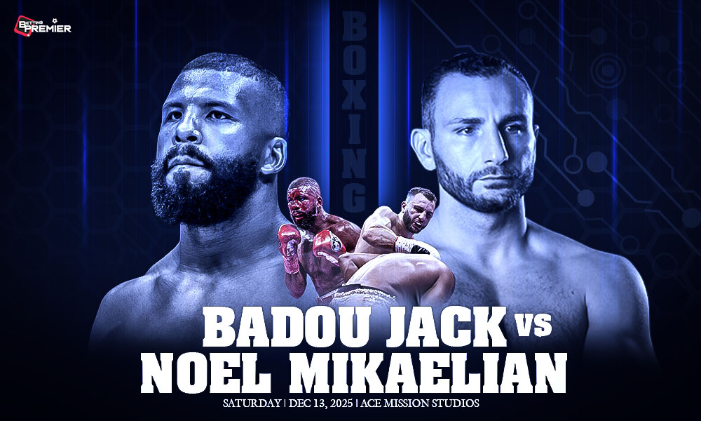 The Image represents the rematch between Badou Jack and Noel Mikaelian for the upcoming fight.