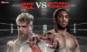 This Image represents the fighters in the Jake Paul vs Anthony Joshua fight