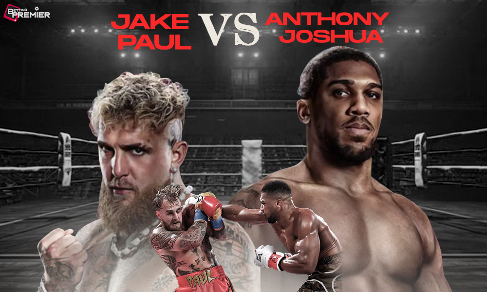 This Image represents the fighters in the Jake Paul vs Anthony Joshua fight