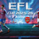 This poster shows teams such as Arsenal and Crystal Palace to represent the upcoming EFL Cup Quarter Final.