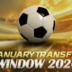 This image represents the January 2026 transfer window reopening for the global football players' auction.
