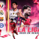 This poster shows La Liga football teams to represent the upcoming Matchday 16.